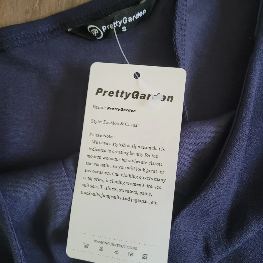 PrettyGarden NWT Navy Dress - Picture 2 of 4